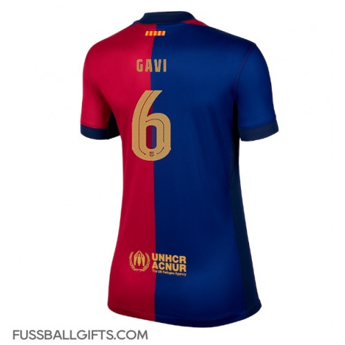 Barcelona Paez Gavi #6 Fußballbekleidung Heimtrikot Damen 2024-25 Kurzarm